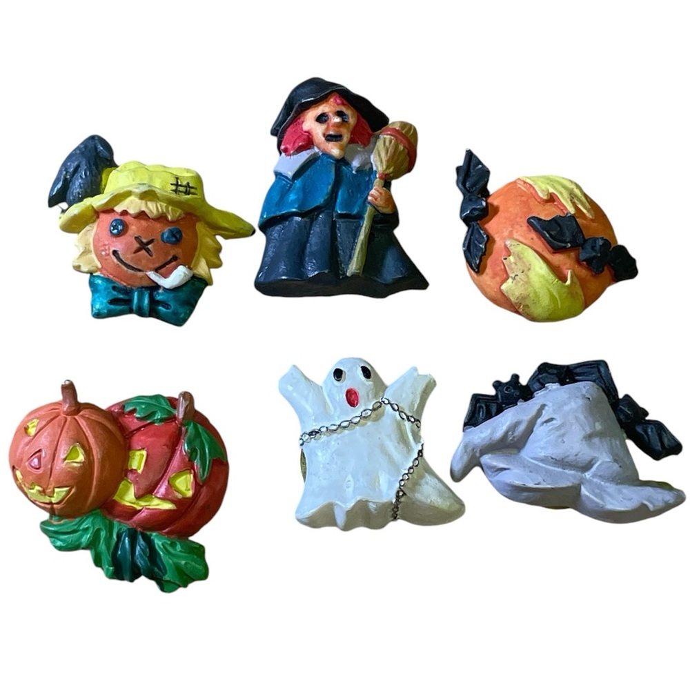 Vintage Nony Resin Button Covers (Set of 6)